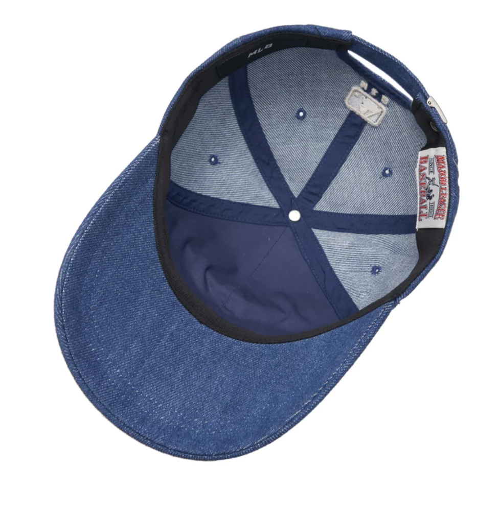 MLB Korea] Varsity Cultive Lettering Denim Unstructured Ball