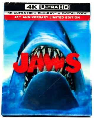 Jaws - 40th Anniversary Edition - 4K UHD Blu-ray OOP w/ Lenticular