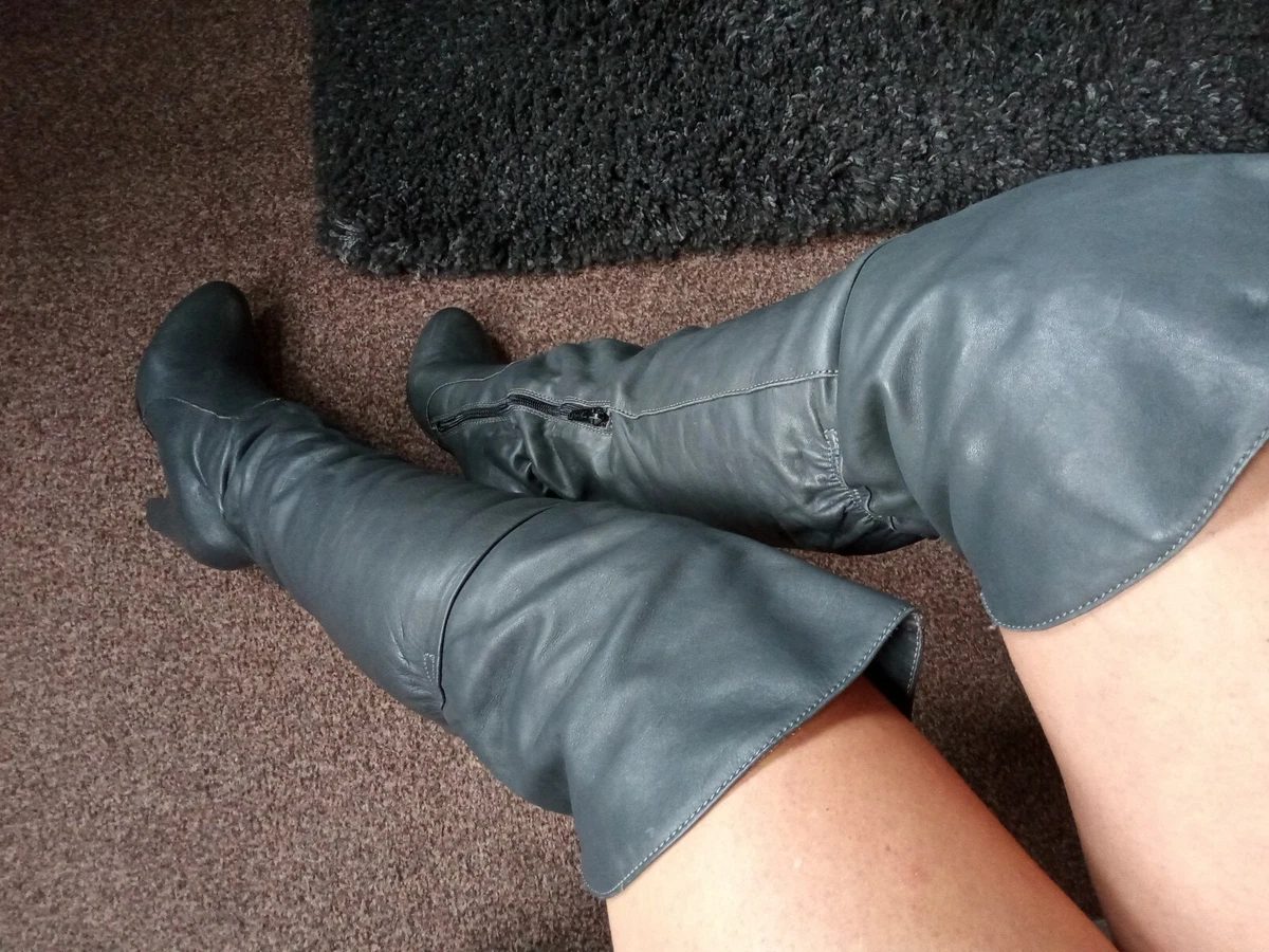 Ebay over hotsell the knee boots