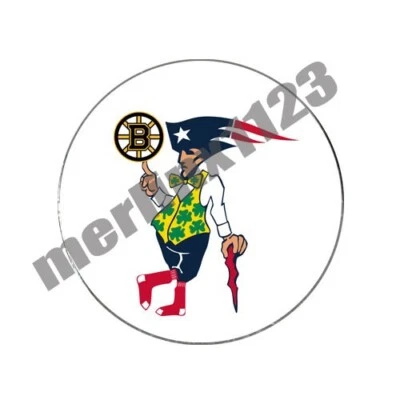 NO BRAND Boston Sports Red Sox Bruins Patriots Celtics Golf Ball Marker + HAT CLIP