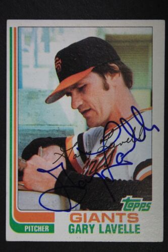 Gary Lavelle San Francisco Giants Autographed 1982 Topps #209 Signed Card  - Picture 1 of 3