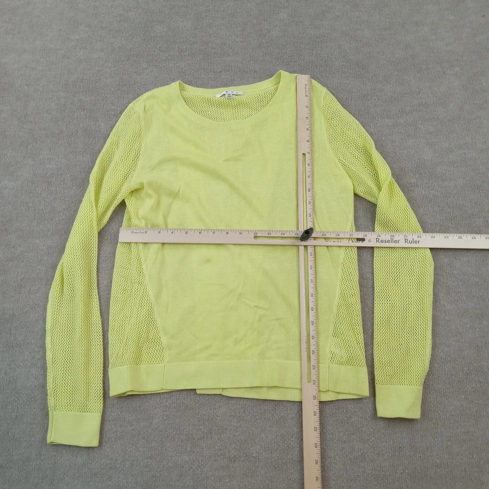 Camisa Cabi Mujer Mediana Amarilla Manga Larga Cuello Redondo Malla Ligera Estilo 199 Foto 2 de 4