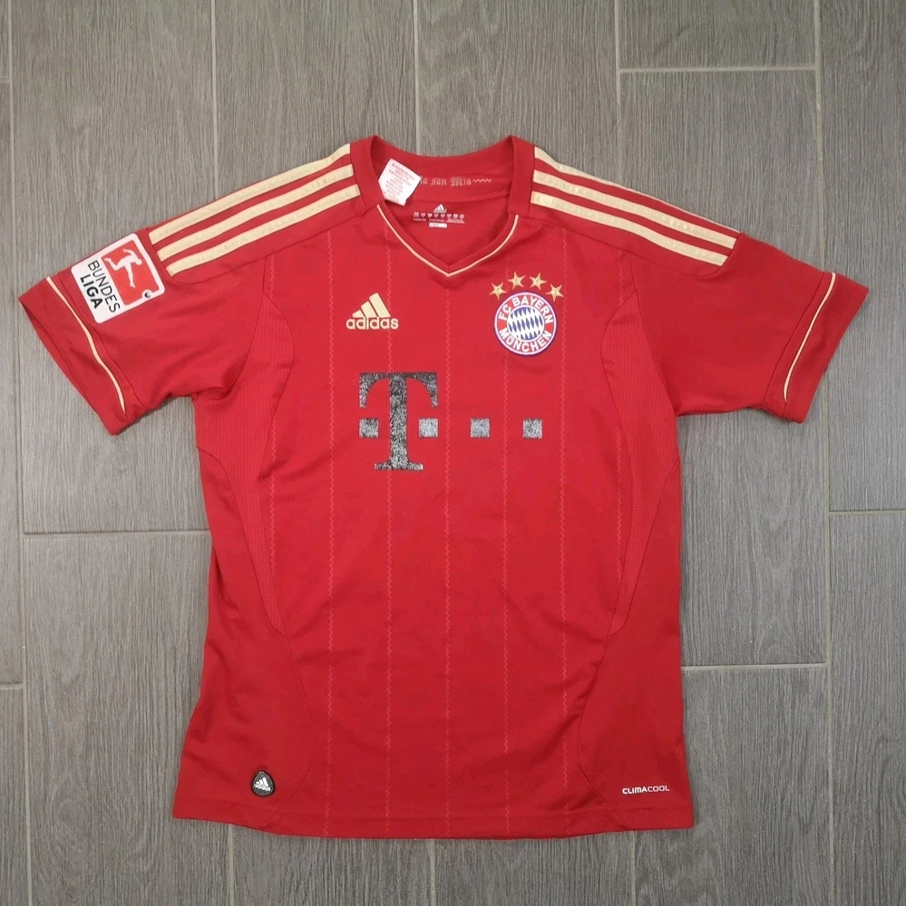 Vintage Retro 2011/12 Robben 10 FC Bayern München FCB Trikot Größe: XS Adidas