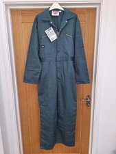 Dickies Redhawk Zip Front Coverall Boiler Suit - Lincoln Green - 42R - WD4839