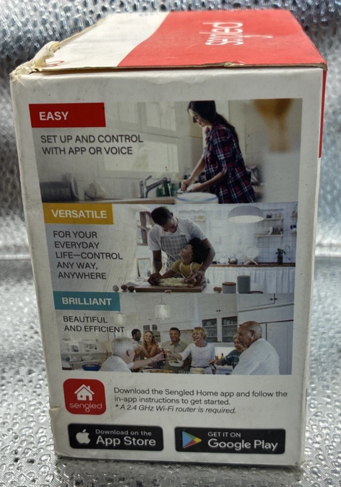 2-Pack Sengled - Smart A19 LED 60W Bulbs Bluetooth Mesh Works with Amazon Alexa - Image 2 of 4