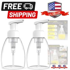Foaming Soap Dispenser Pump Bottles, BPA Free Empty Refillable Plastic Contai...