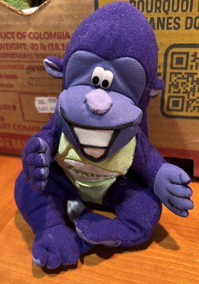Vintage Zyrtec Purple Gorilla Ape Plüsch Pharma Werbung Pfizer 2000
