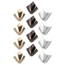 12 Pcs Hardware Shoe Tips Metal Boot Protectors High Heel Toe Caps