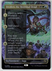 Awaken the Honored Dead (Borderless Foil) - Tarkir: Dragonstorm