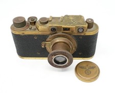 Zorki Camera Leica Imitation Luftwaffe Fake Gold/Brass