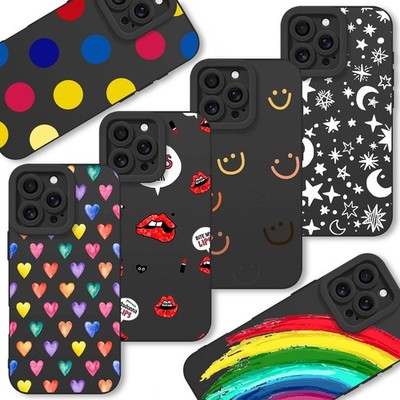 Soft Silicone Cover For iPhone Air 15 Plus 16 14 17e Samsung S25 S26+ Phone Case