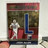 2022 Panini Donruss Elite Spellbound  #SB-JA3 Josh Allen (Letter L) Pink