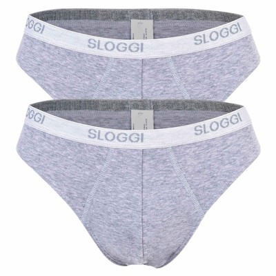 Sloggi Men's Briefs, 2 Pack - Basic Mini, Underwear, Cotton...