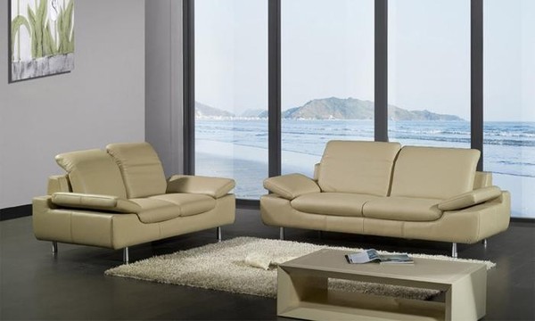 Sofagarnitur Sofa Couch Ledersofa Sitz Polster Garnituren Sofas 3 1 Sitz Couchen-image