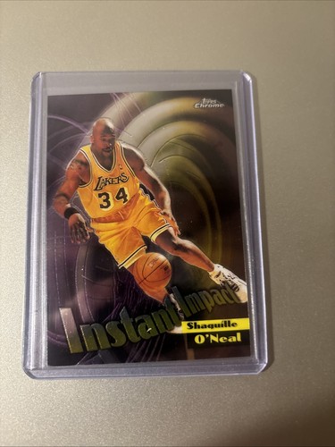 1998-99 Topps Chrome NBA Shaquille O'Neal Instant Impact #I5 Lakers 🔥