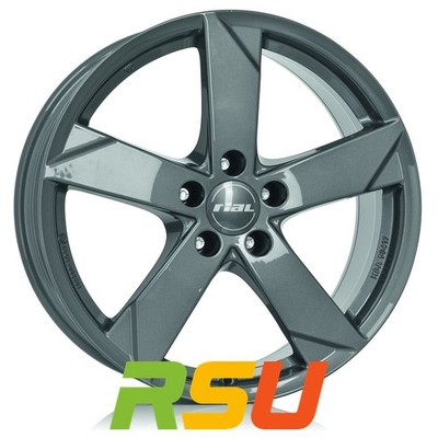 Rial Kodiak graphit 5.5x14'' ET35 LK4 100 ML 57.1 Alufelgen 14 Zoll