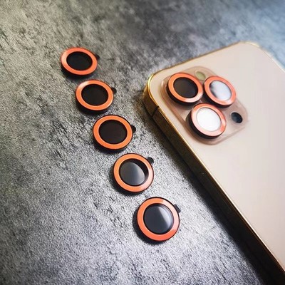 Luminous Camera Lens Protector Metal Ring For iPhone 17 16 15 14 13 12 Pro Max