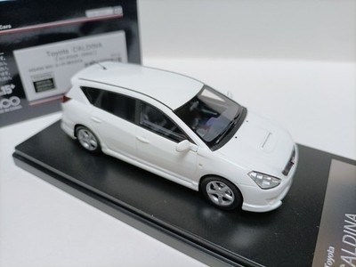 Hi story 1:43 Toyota CALDINA GT-Four White wagon car model | eBay