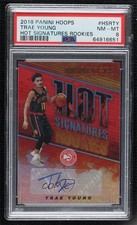 2018 Panini NBA Hoops Hot Signatures Rookies Trae Young #HSR-TY PSA 8 Auto 1q7