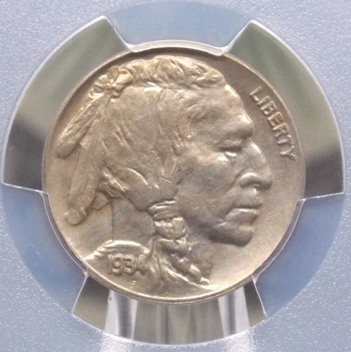 1934 "D" Indian Head BUFFALO Nickel 5c PCGS MS65 #472 Gem BU Uncirculated ECC&C