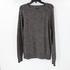 J Crew sweater mens large Supersoft Lambswool Blend Crewneck Marled knit jumper