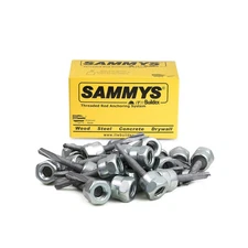 SAMMYS Vertical Rod Hanger, Steel, 1/4"-14 Size, 1" L, Steel Zinc-Climaseal, 100