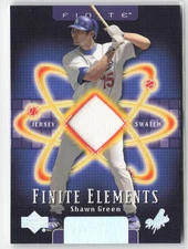 2003 Upper Deck Finite #FE-SG Shawn Green Elements Game Jersey
