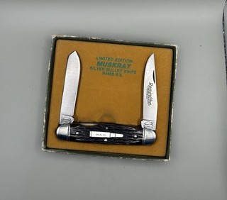 Vintage 1988 Remington R4466 Muskrat Silver Bullet Pocket Knife USA