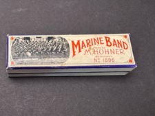 Vintage - Marine Band Harmonica - No. 1896 - M. Hohner - Germany - A440 Key C