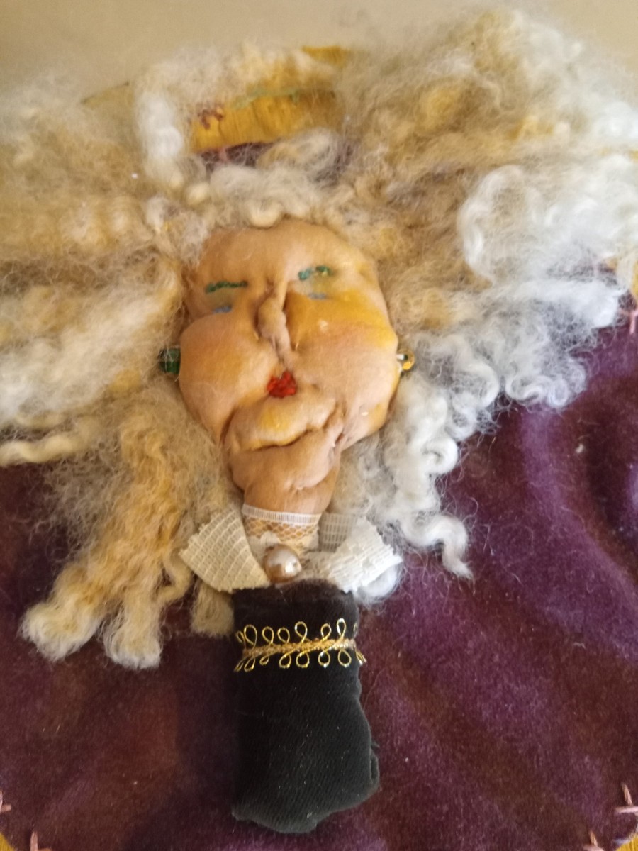 Whimsical One Of A Kind Artist Decorated Hat Box 10 display picture 1
