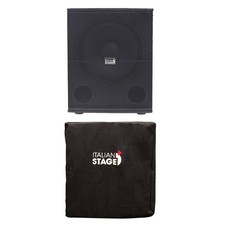 Italian Stage IS S115A Subwoofer Attivo 700w picco + COVERS115 Cover protezione