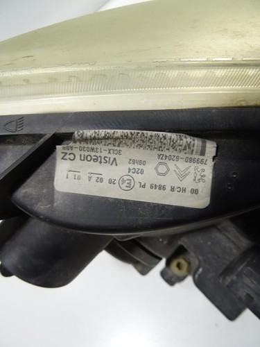 KOPLAMPGLAS LINKS Peugeot Partner Combispace MPV 2.0 HDi (DW10TD(RHY)) 6204AX - Afbeelding 4 van 5