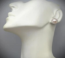 David Yurman Cerise Pearl Earring with Diamonds
