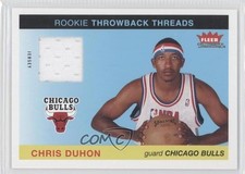 2004-05 Fleer Tradition Rookie Throwback Threads Jersey Chris Duhon #TT-CD 0f7