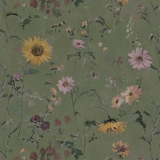 384"x17.3" Peel and Stick Wallpaper Contact Paper Dark Green Vintage Vinyl Roll