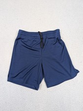 DSG Basketball Shorts Boys Small 8-9 Navy Blue Mesh Elastic Waist Drawstring