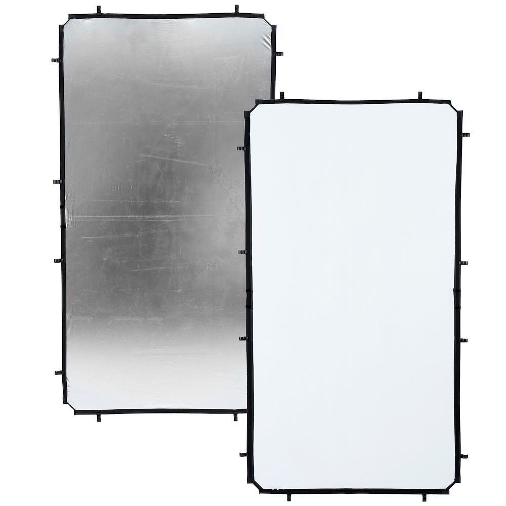 Manfrotto Skylite Rapid Fabric Medium 1.1 x 2m - Silver / White