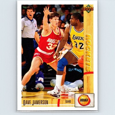 1991-92 Upper Deck - Dave Jamerson #296 - Houston Rockets