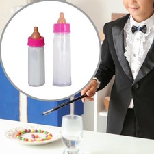 2Pcs Milk Disappear Bottles Gifts Portable Funny Easy to Show Magics Tricks