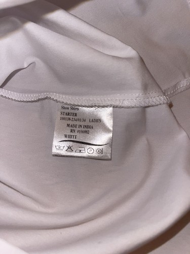 Chemise Concours TuffRider Manches Longues, Femme, Coton Blanc, Taille M, Neuve