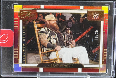 2024 Panini Three Count #180 Bray Wyatt Timeless Moments Silver Holo D/25 Sealed