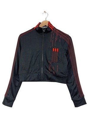 adidas x Alexander Wang Trainingsjacke Gr. 36 Schwarz Rot