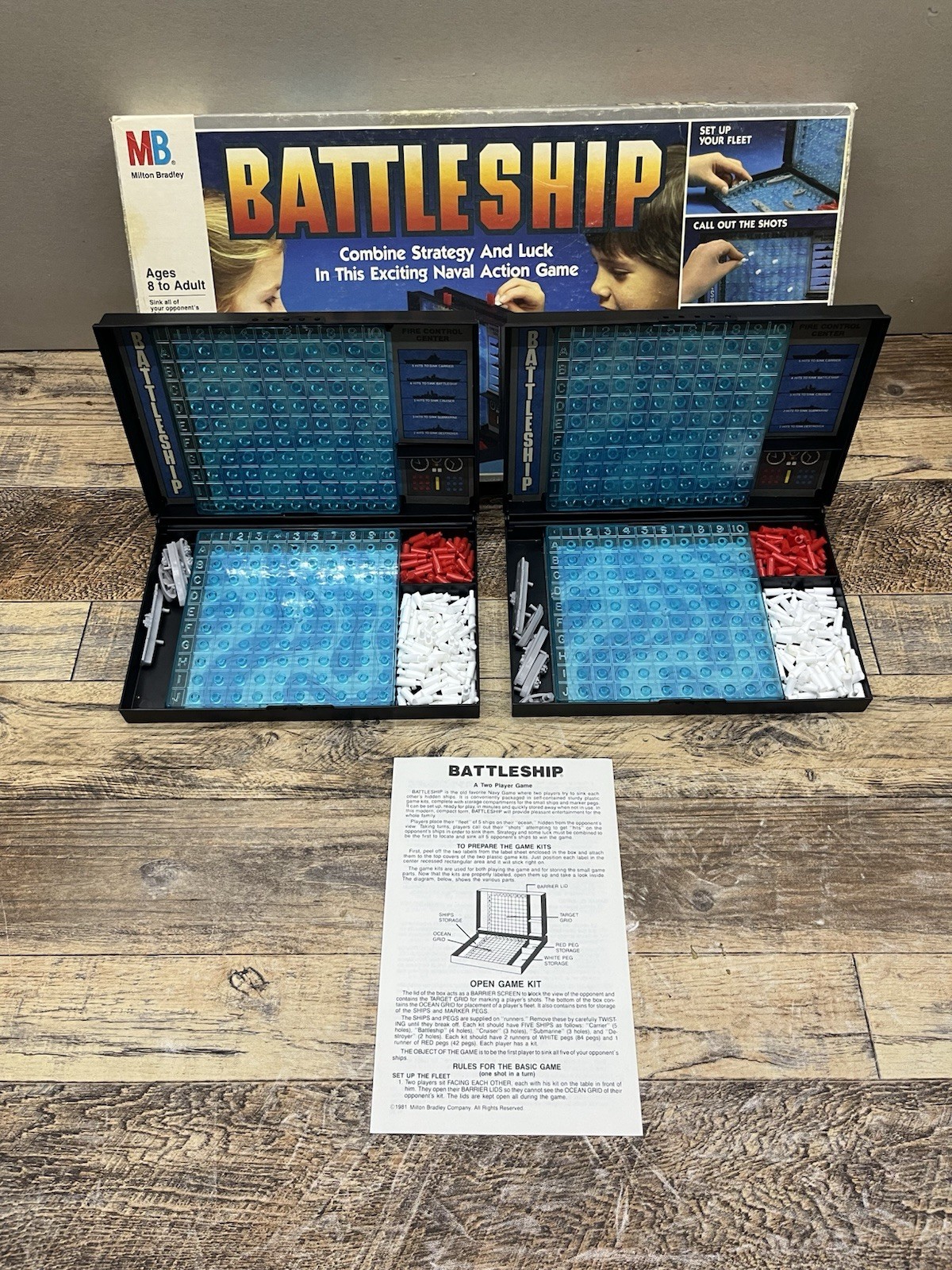 Battleship Naval Action Game - Milton Bradley 1984 100% Complete No Damage