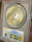 Toner 1886 P MS62 PCGS Morgan Silver Dollar $1 Toning Toned Philadelphia Rainbow
