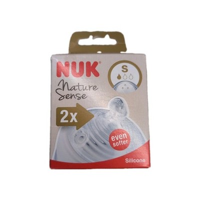NUK Nature Sense Trinksauger für Babyflaschen 0 18 Monate Größe S 2 Stück