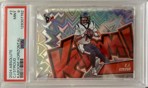2024 Absolute Kaboom CJ Stroud Horizontal PSA 9 Case Hit - Priced to move!