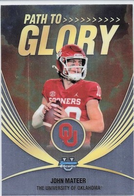 2025 Bowman Chrome U - Path to Glory (RC) #PG-20 John Mateer