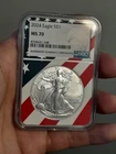 2024 AMERICAN SILVER EAGLE NGC MS 70 FLAG CORE