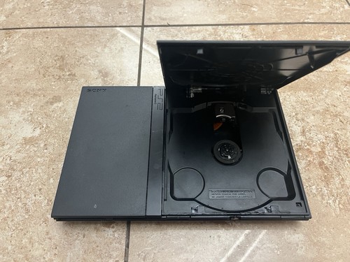 Sony PlayStation 2 Console Slim With NEW LASER Tested - Black (SCPH-79001) - Picture 3 of 5