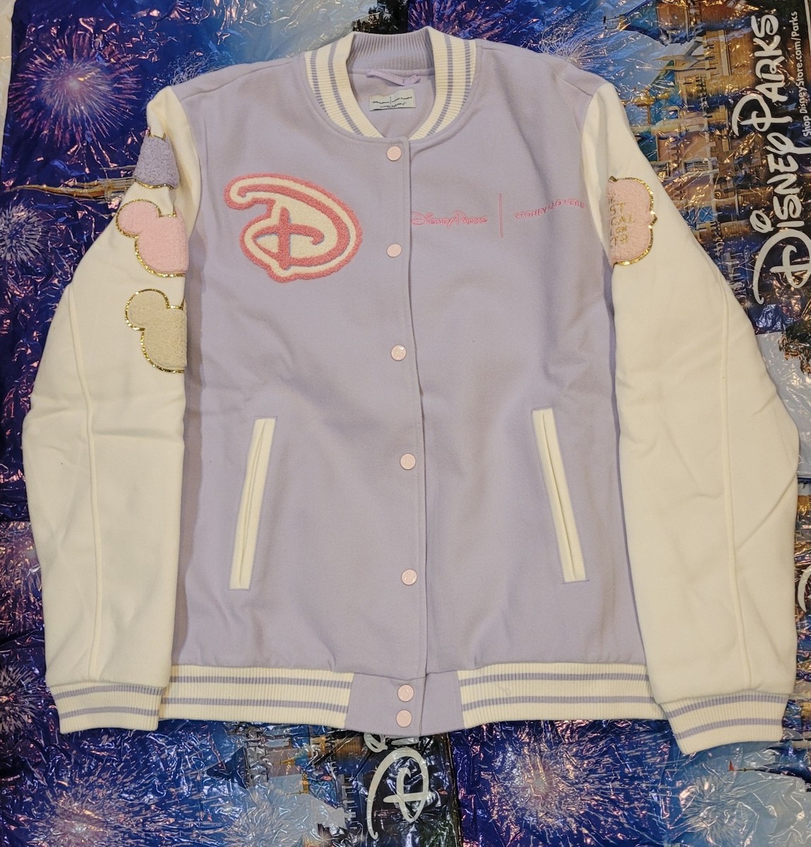 カリフォルニア　ディズニー　限定stoney clover ジャケットアウター Stoney Clover Lane Walt Disney World Varsity Jacket Sizes XL, 2X